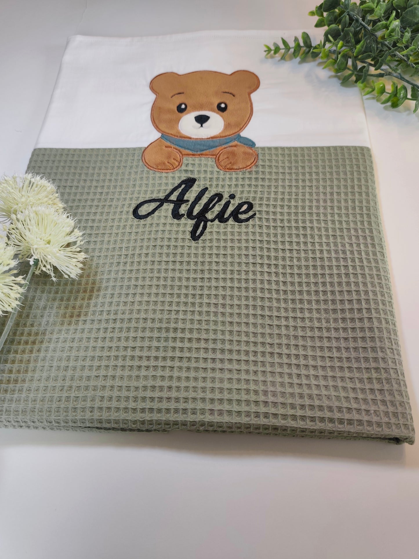 Personalisierte Babydecke