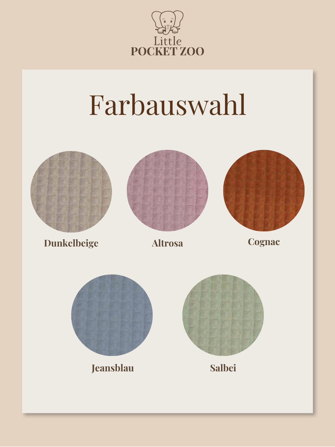 Personalisierte Babydecke aus Waffelpiqué & Musselin