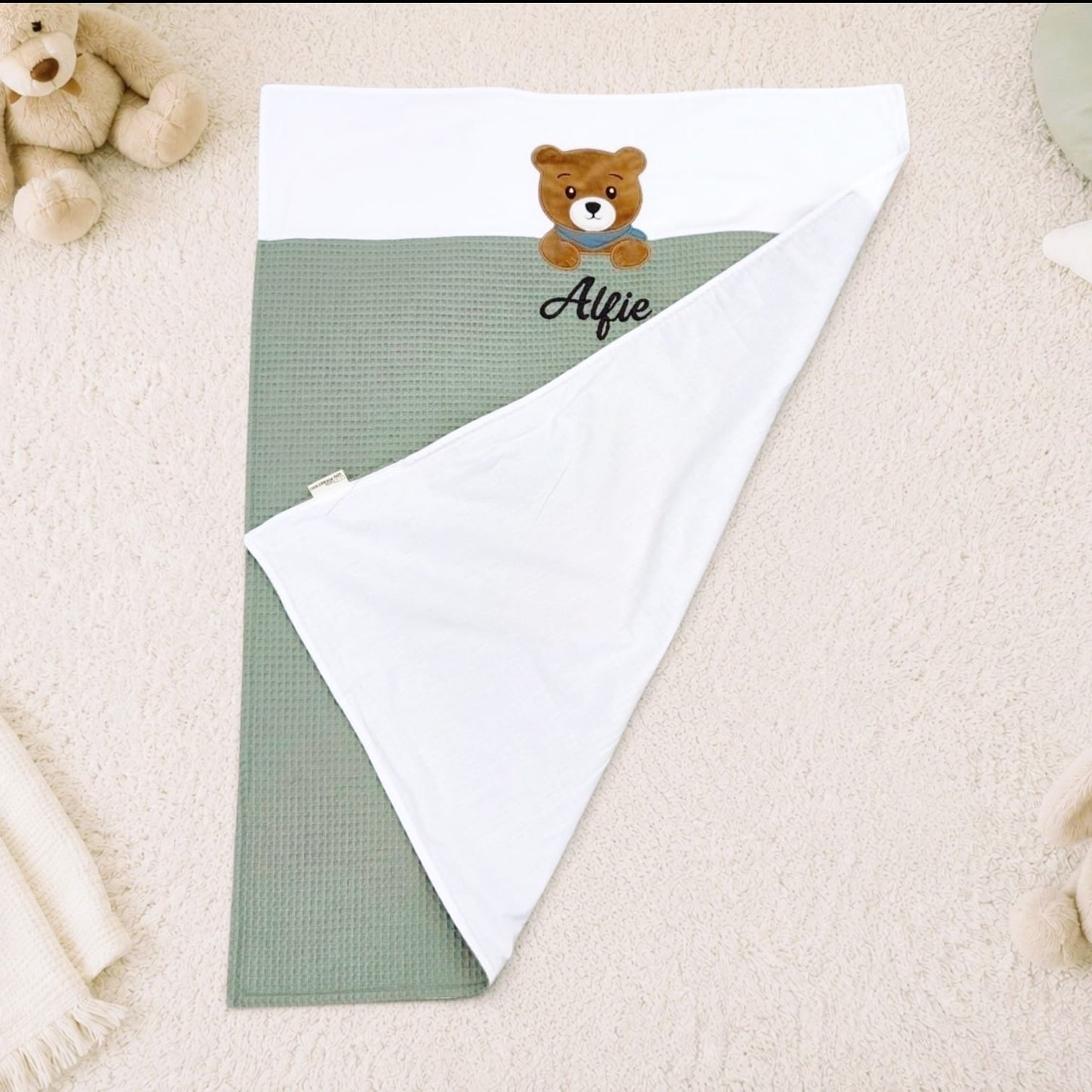Personalisierte Babydecke