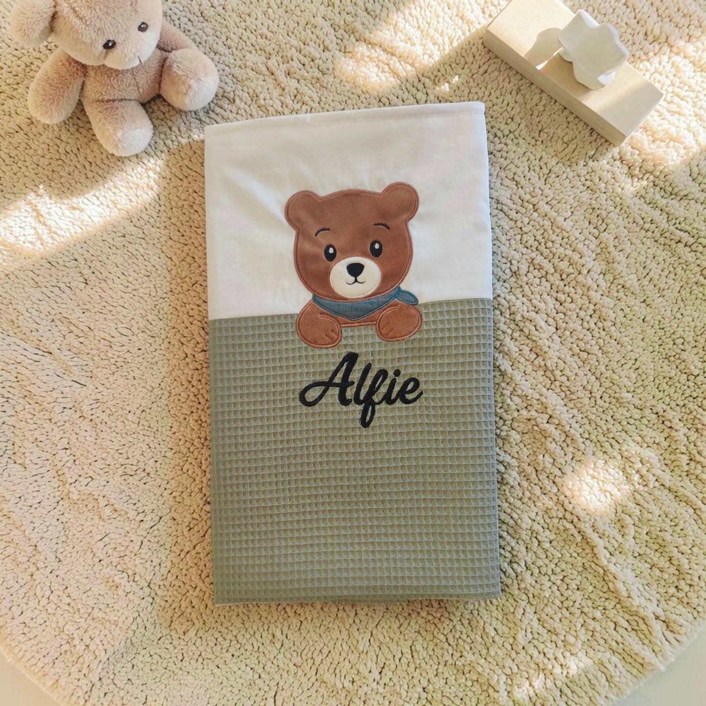 Personalisierte Babydecke