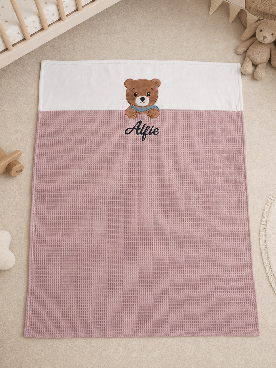Personalisierte Babydecke