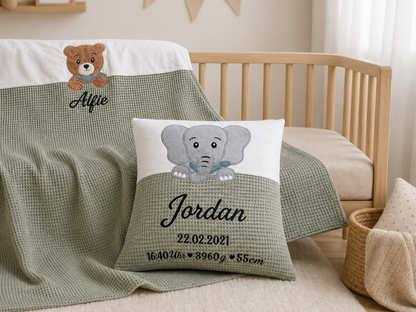 Personalisierte Babydecke