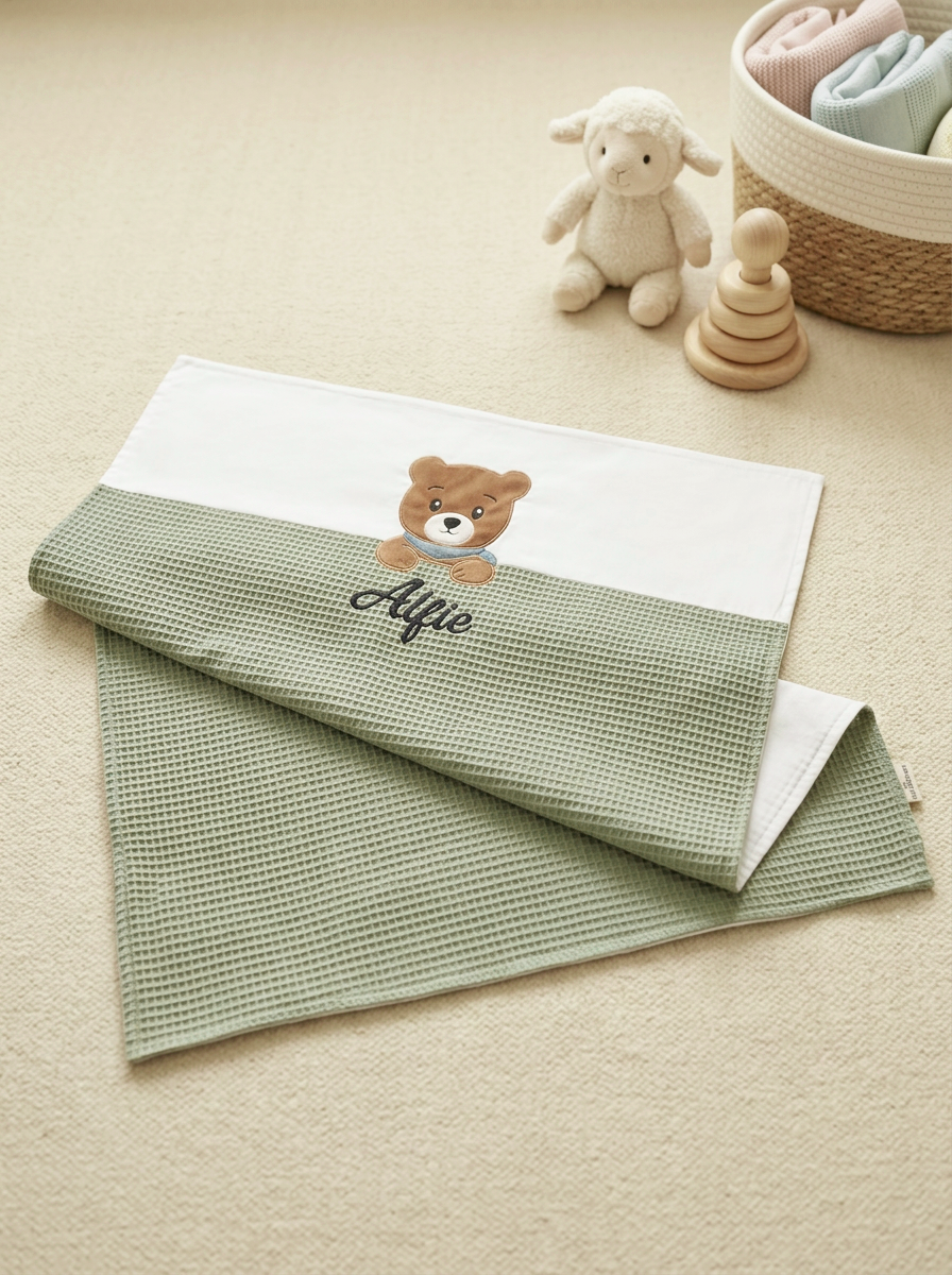 Personalisierte Babydecke