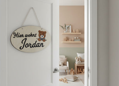 Türschild aus Holz