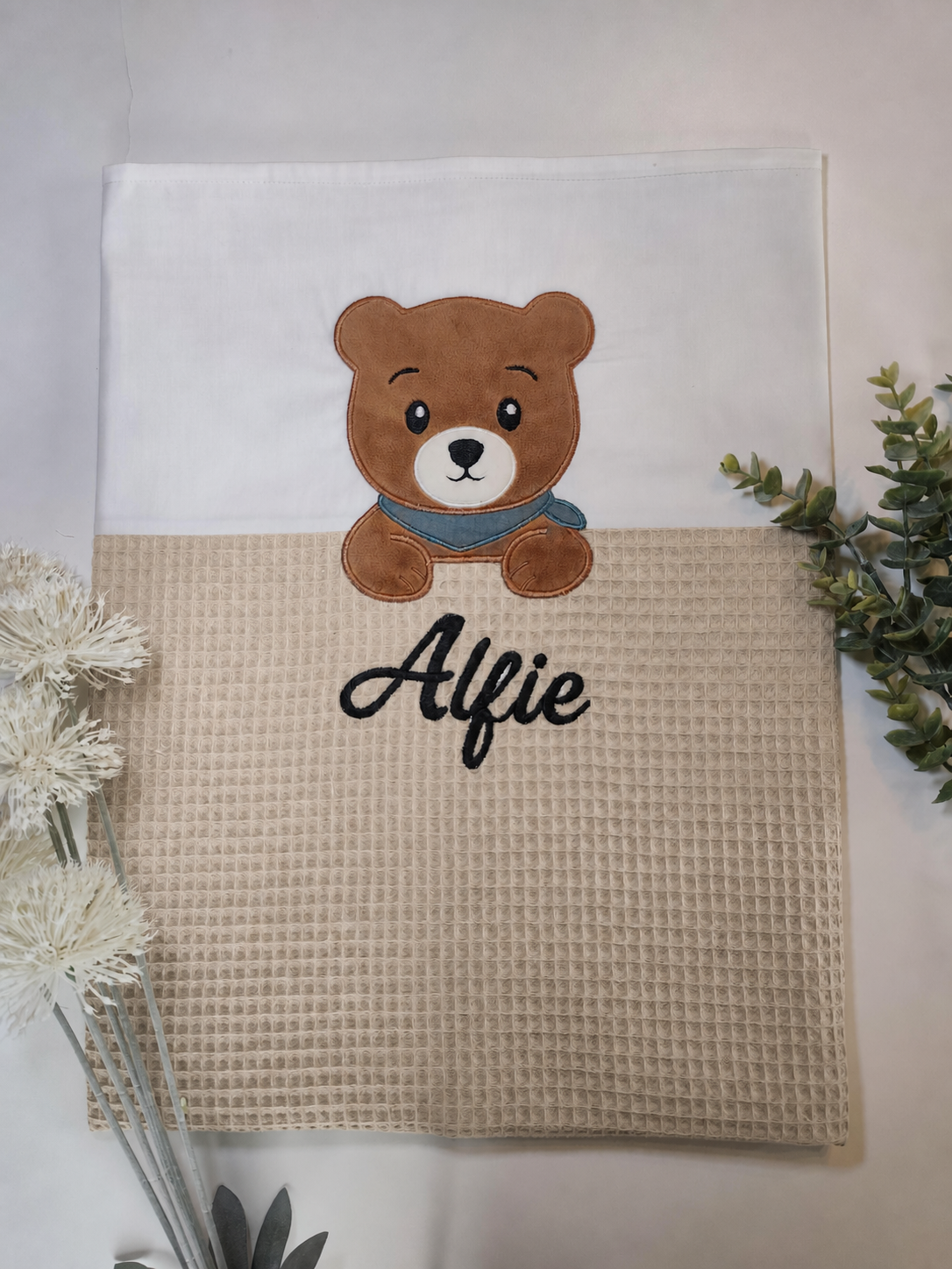 Personalisierte Babydecke