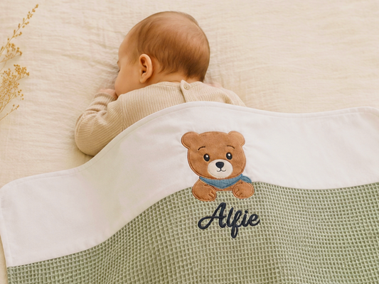 Personalisierte Babydecke