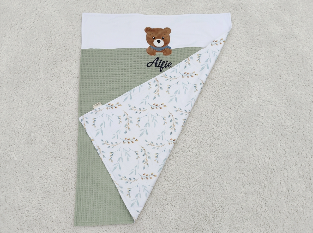 Personalisierte Babydecke