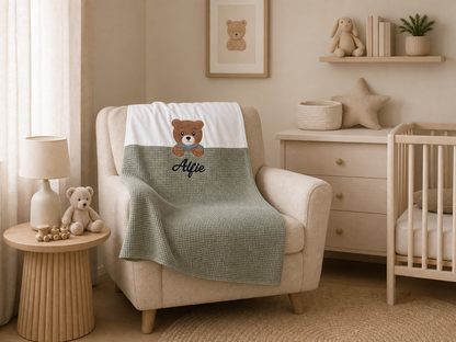 Personalisierte Babydecke